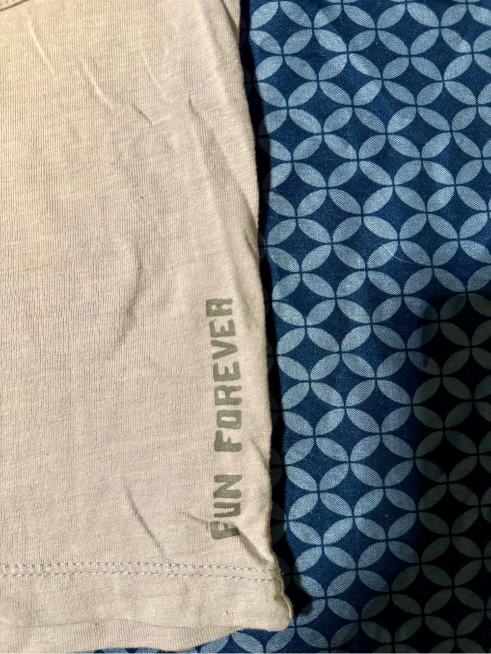 Gymboree Cream Short Sleeve Tee with Front Pocket
